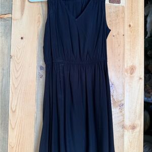 Old Navy Black Midi Dress